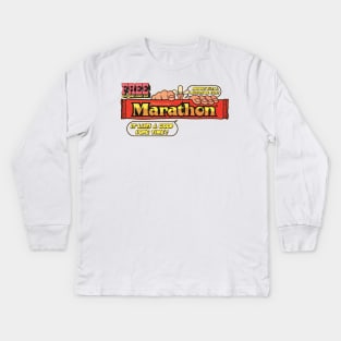 Marathon Candy Bar Kids Long Sleeve T-Shirt